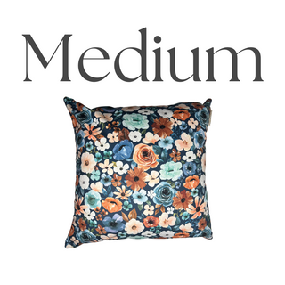 Fields Of Navy Pillow Cover