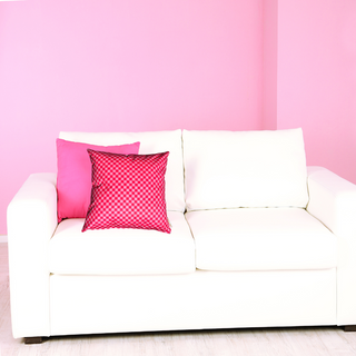 Check Yourself Pink Pillow Cover